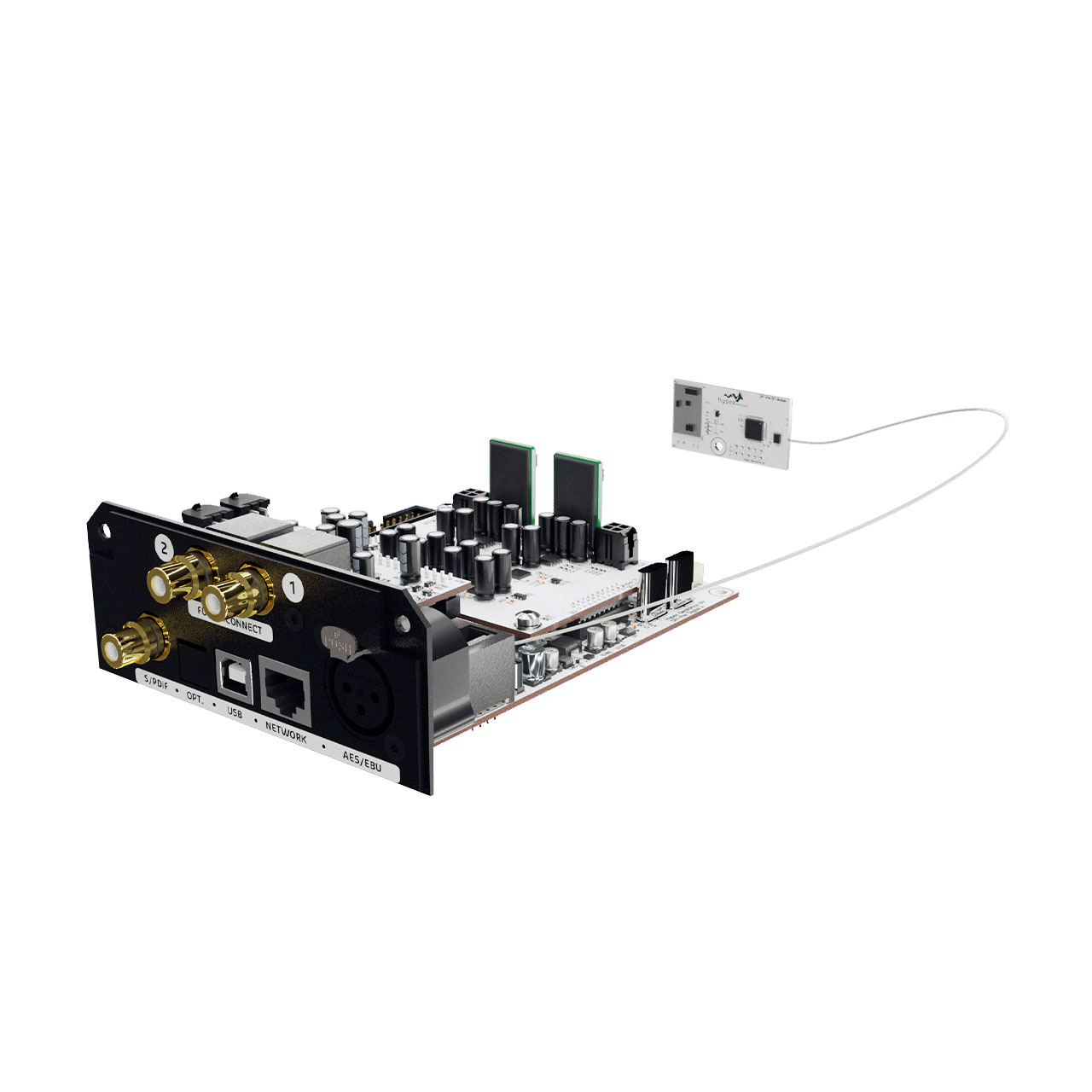 DIYclassD DIY PreDIGin add-on with Bluetooth module and FusionConnect board