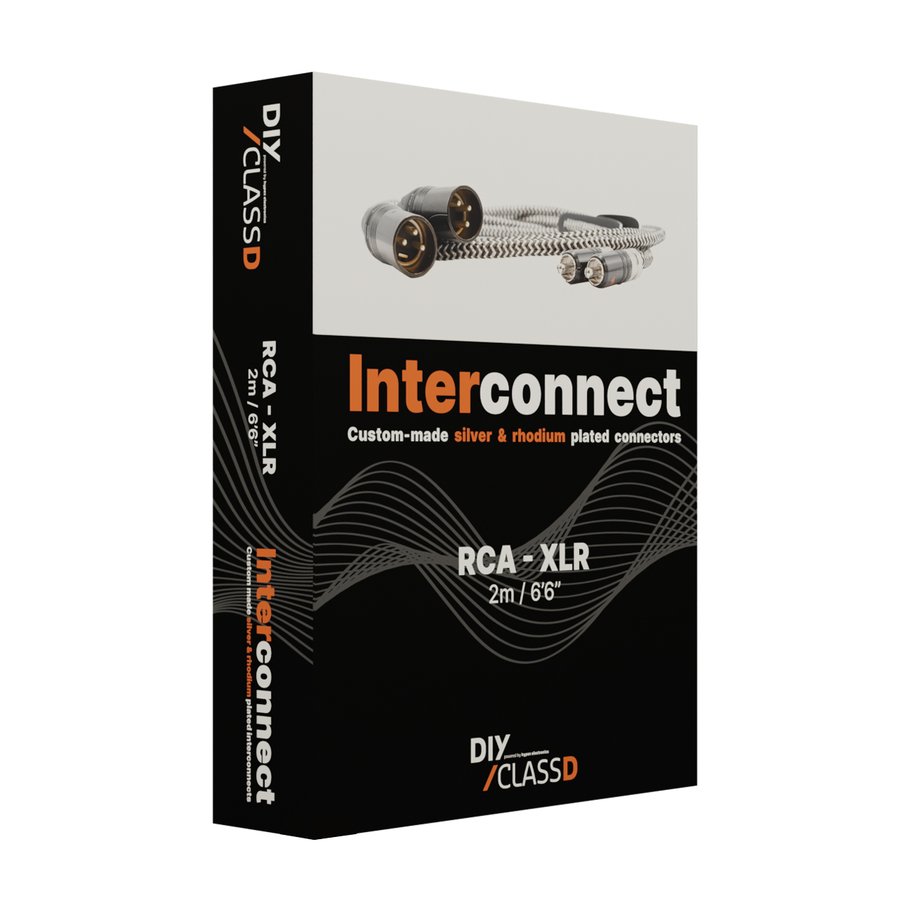 DIYclassD interconnect XLR-RCA